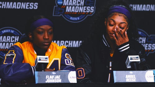 WOMEN'S COLLEGE BASKETBALL Trending Image: Angel Reese's postgame comments draw support as well as critiques